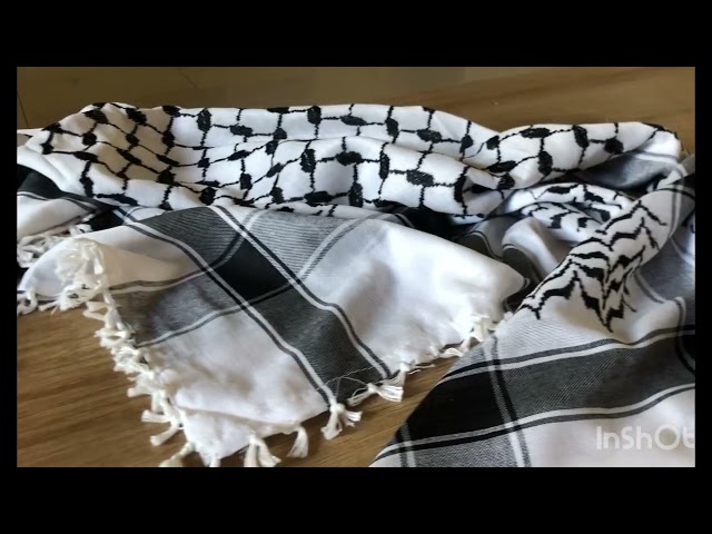 شماغ فلسطيني تراثي مقاس 55x55