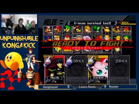 Unpunishable 2: Konga Kick - Melee Singles - Googlyeyed vs Rooster - Losers Round 7
