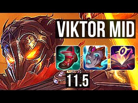 VIKTOR vs AHRI (MID) | 5/1/8, Rank 7 Viktor | NA Challenger | v11.5