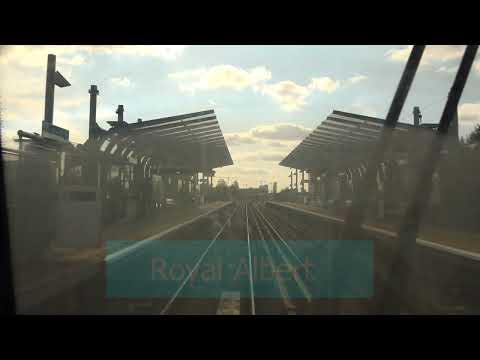 🇬🇧 Führerstandsmitfahrt Docklands Light Railway (DLR) von Beckton nach Tower Gateway