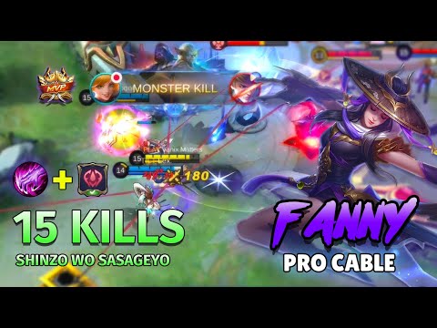 Fanny Pro Cable Best Build  [Fast Hands] | Top Global | Gameplay by Vanix Matters ~ Mobile Legends