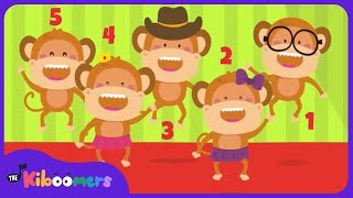 Five Little Monkeys Jumping on the Bed | Nursery Rhymes Songs