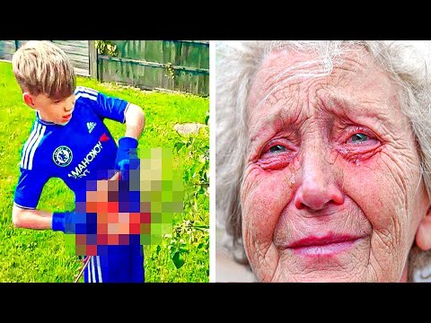 , title : 'Elderly Woman Catches 4 Boys In Her Yard, Cries When She Realizes What They're Doing'