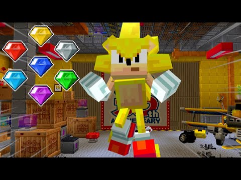 Sonic Overtime - Sonic Minecraft DLC: All Chaos Emerald Locations & Super Sonic