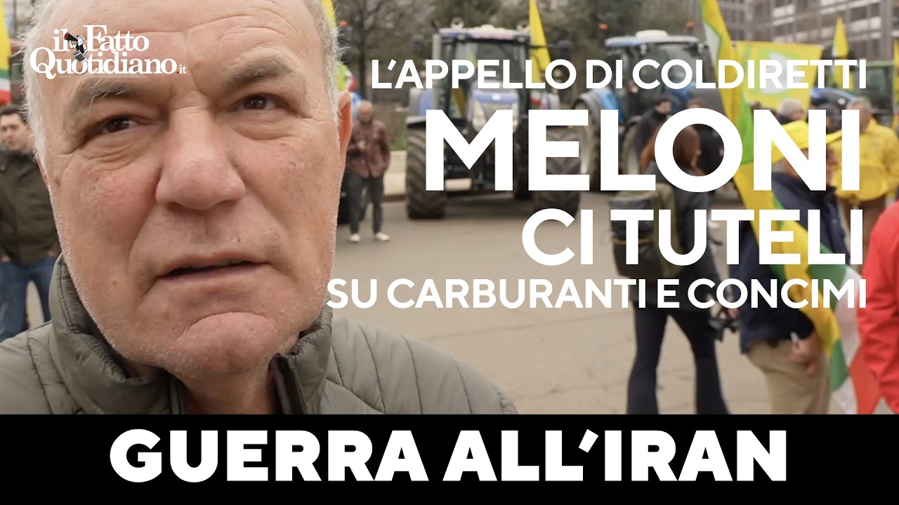 Iran, allarme Coldiretti: “Con la guerra aumenteranno carburante e concimi. Meloni ci tuteli”