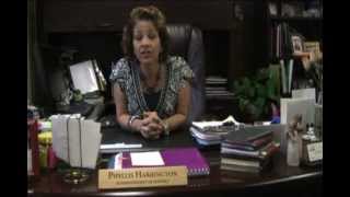 preview picture of video 'Superintendent of Schools, Dr. Phyllis Harrington's Message - October 2012'