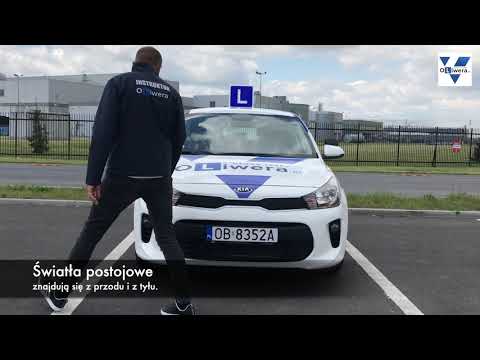 Obsługa samochodu Kia Rio - płyny i światła - Szkoła nauki jazdy Oliwera