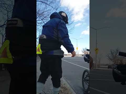 1/15/25🥶 Kent BMX incognito with senior citizen saddle. 🎩 70 year old cyclist 🚲