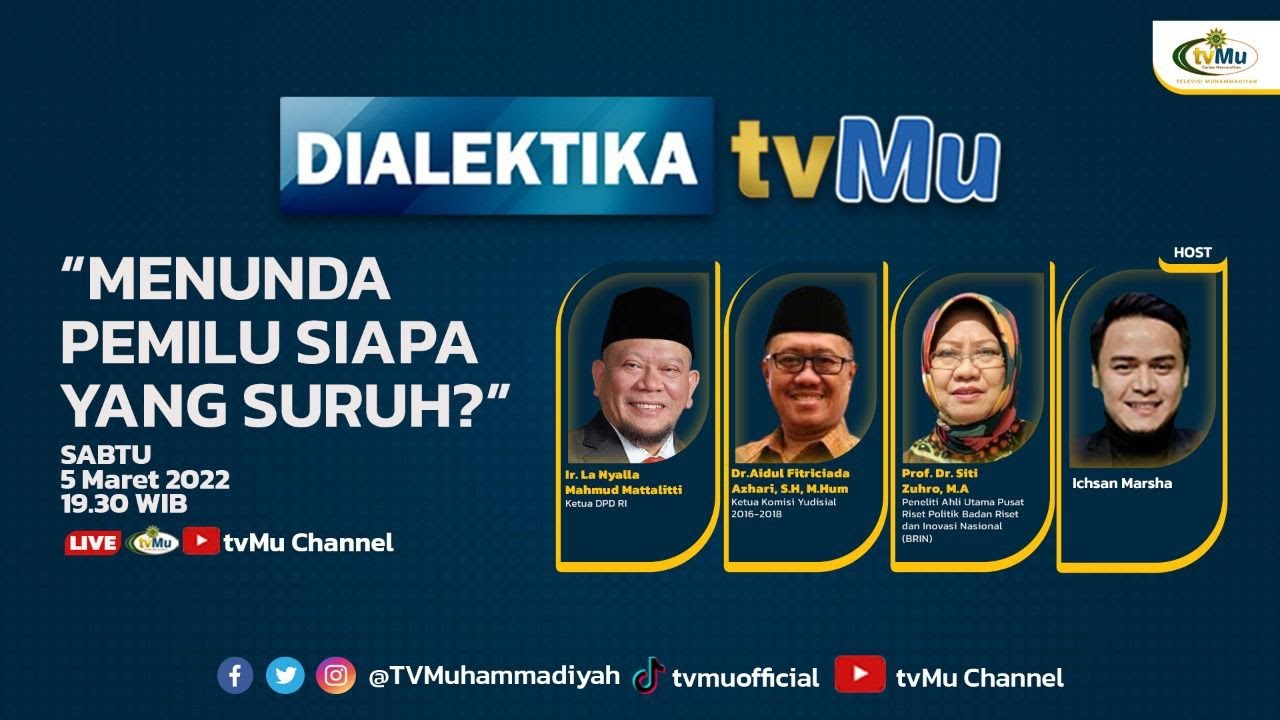 Ketua DPD RI Apresiasi PP Muhammadiyah yang Tolak Wacana Penundaan Pemilu 2024