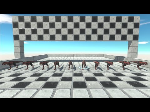 Can I WIN in 10 Carnotaurus Speed Race? FPS Animal Revolt Battle Simulator