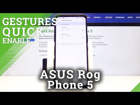 How to Change Gestures Sensitivity on ASUS ROG Phone 5