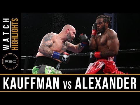 Kauffman vs Alexander Highlights: June 10, 2018 -  PBC on FS1