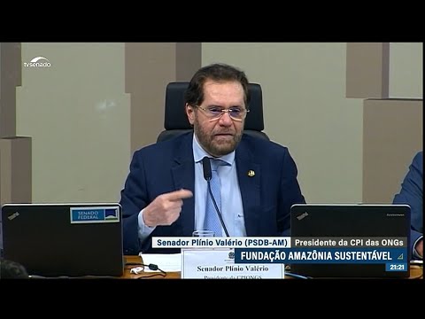 Representante da Fundação Amazônia Sustentável explica trabalho para CPI das ONGs