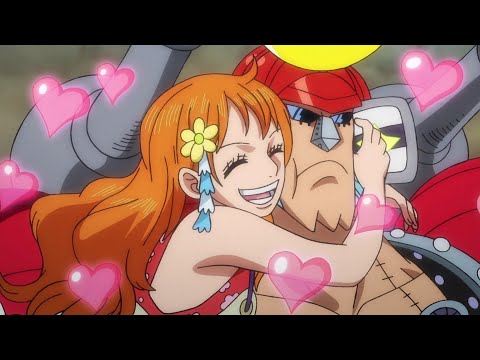 Nami Hugs Franky! Nami and carrot Cute Moment | One Piece