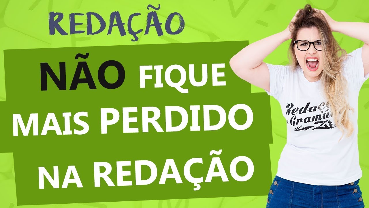 ORGANIZE AS IDEIAS NA REDAÇÃO RAPIDAMENTE - Aula 3 - Profa. Pamba