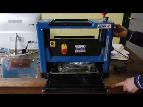 Dedra Obliavimo stakles 1400W iki 204 mm su reismusu video