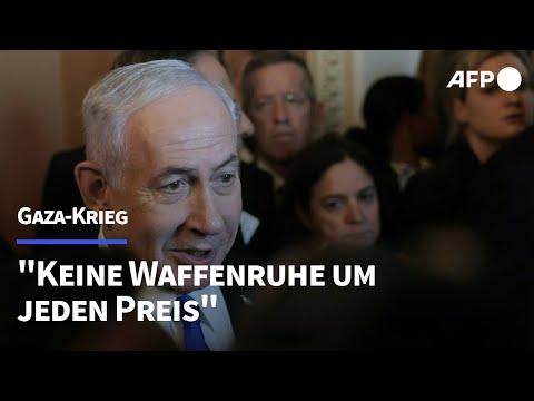 Netanjahu: "Trump und ich bei Gaza-Waffenruhe einig" | AFP