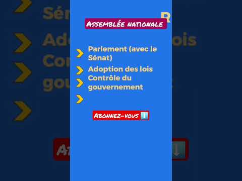 Assemblée nationale définition juridique Parlement français #droit #teamjuriste