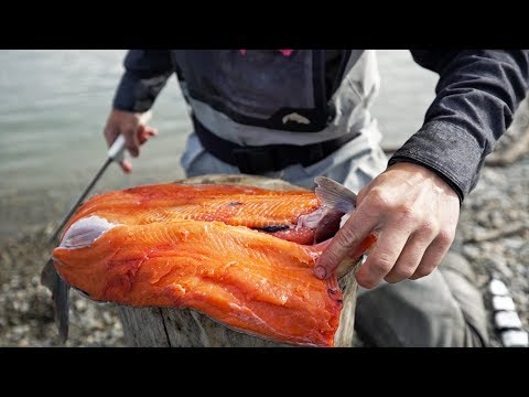 Eating RAW Fish In The Wild! (Sushi)