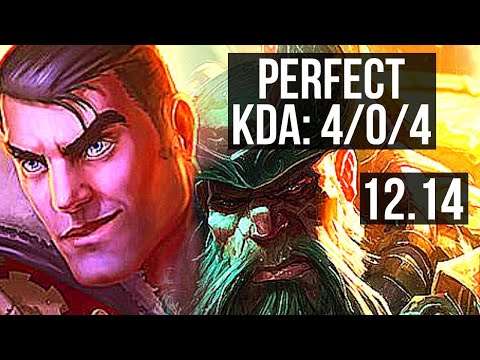 JAYCE vs GANGPLANK (TOP) | 4/0/4, 400+ games | EUW Master | 12.14