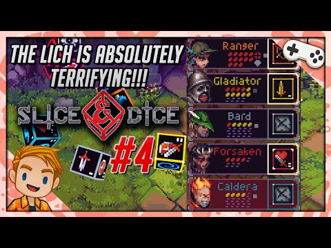 THE LICH IS ABSOLUTELY TERRIFYING!!! | Let's Play Slice & Dice | Part 4