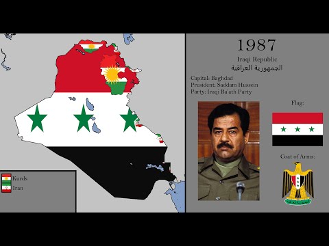 The History of Iraq in Flags: Every Year