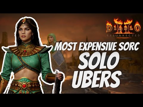 Sorceress SOLO UBERS - No Fire. No Sunders. No Respec. No Hero Editor. No Cheese. D2R on Console