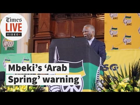 FULL SPEECH Former president Thabo Mbeki warns SA could face 'Arab Spring'