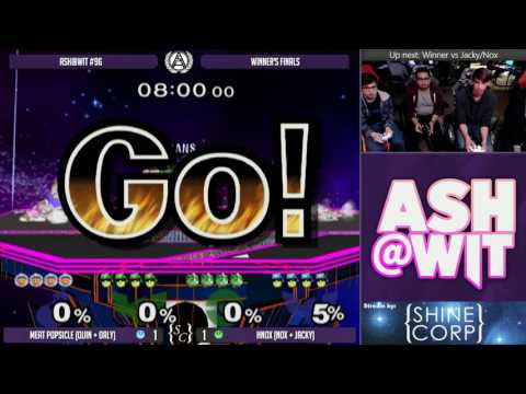 Meat Popsicle (Quin + ORLY) vs HNox (Nox + Jacky) - ASH@WIT #96 Melee Doubles Winner's Finals