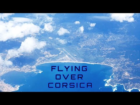 FLYING OVER CORSICA / VOLOTEA A319-111 (EC-MUC) FROM FIGARI TO NANTES
