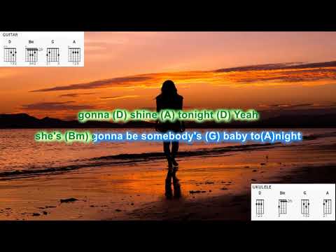 Somebody's Baby (no capo) by Jackson Browne play along with scrolling guitar chords and lyrics