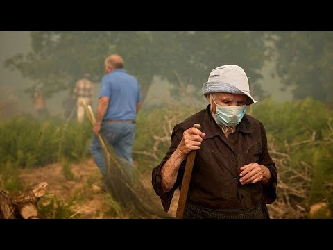 Video Thumbnail: Church reduced to ashes as fires sweep through San Vicente in Spain