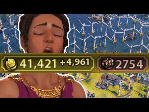 DEITY Windmills Are A Perfectly Balanced Tile Improvement - Culture Victory Civ 6 Dido Pt. 3