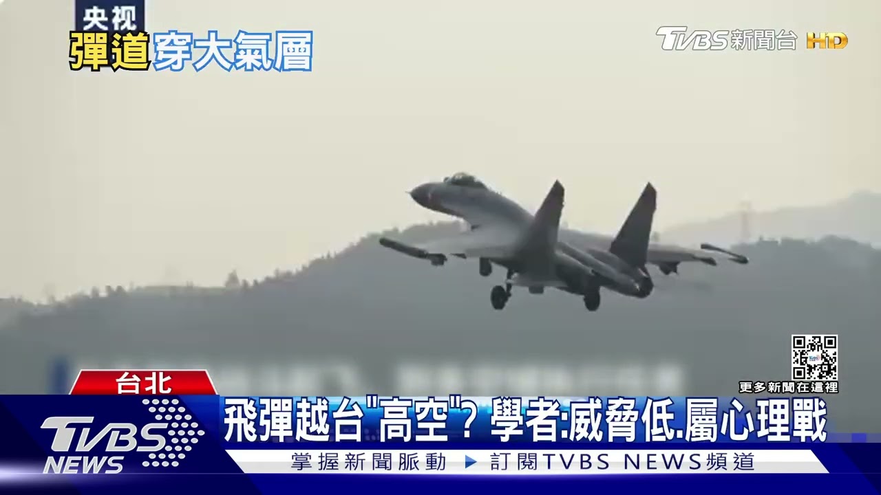不攔截共軍飛彈原因曝！不在我領空內　靠「空防之眼」掌握彈著點