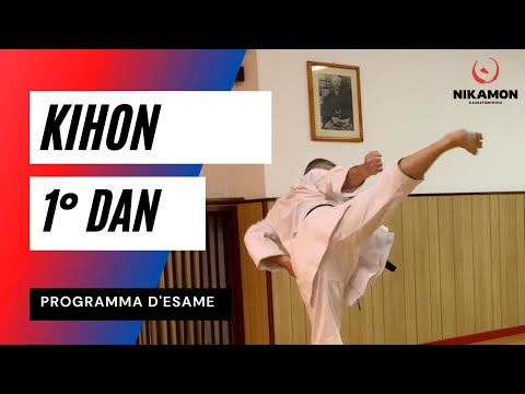 Kihon 1° dan - Programma d'esame FIKTA - M°Alessandro Cardinale