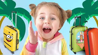 Baby Sofia Pretend Play with Luggage Suitcase Toys | Fun Vacation Travel Toy for Kids
