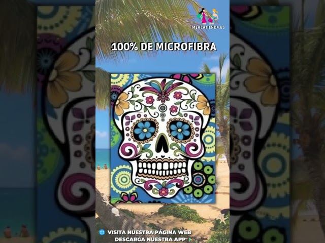 Vídeo relacionado con Valencia C.F. Toalla de Playa en Microfibra 100%, 70 x 140 cm, Diseño Amunt Valencia, Blanco y Naranja