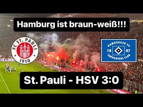 ST. PAULI klatscht den HSV im heißen HAMBURGER DERBY am MILLERNTOR mit 3:0 aus der Stadt.