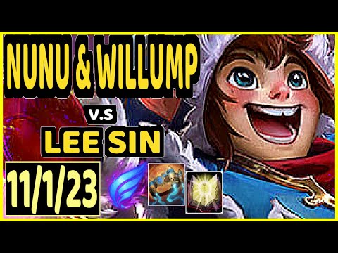 DOUBTFULL (NUNU & WILLUMP) vs LEE SIN - 11/1/23 KDA JUNGLE GAMEPLAY - NA Ranked DIAMOND