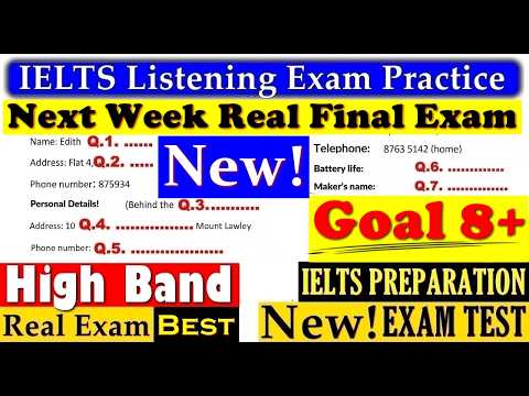 IELTS LISTENING PRACTICE TEST 2026 WITH ANSWERS | 19.01.2026