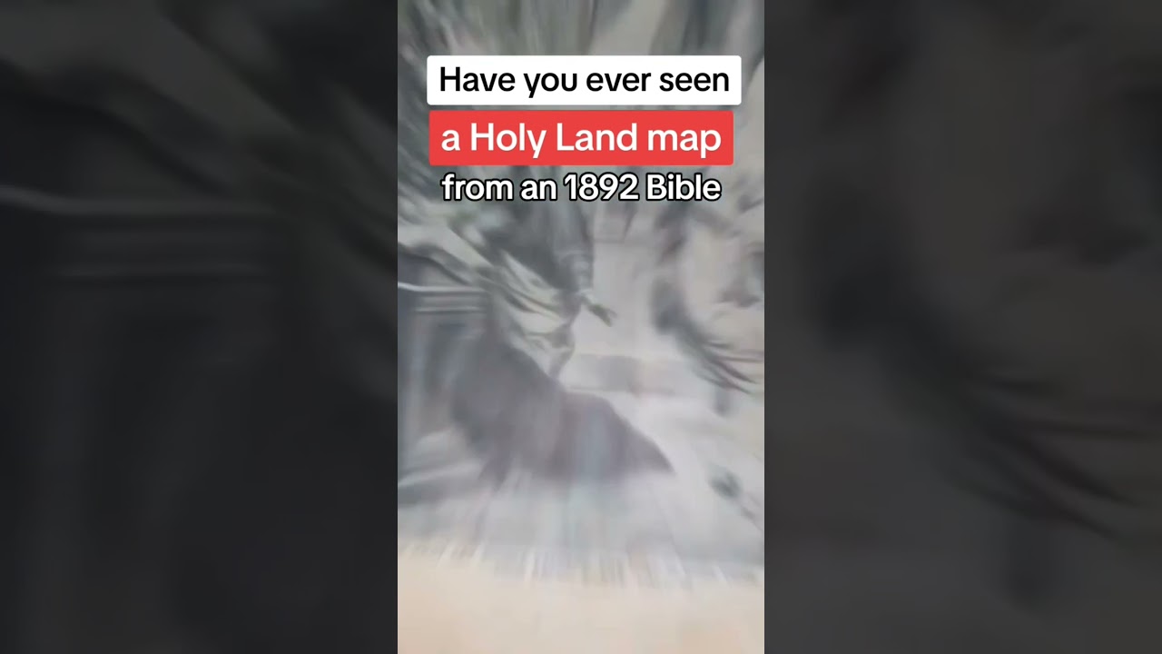 1892 Bible Map of Palestine | Where is Israel?