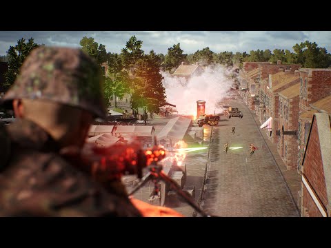 Post Scriptum - MG42 Rooftop Defense [GER Comms/ENG Subs]