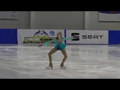 12. Santa Claus Cup 2018: Imola Maria Szakacs (HUN) - FS Advanced Novice Girls Short Program