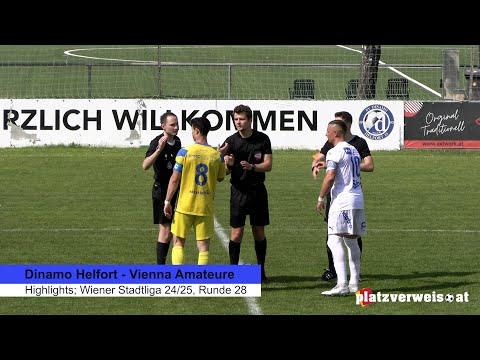 Highlights Dinamo Helfort - Vienna Amateure, Wiener Stadtliga 24/25