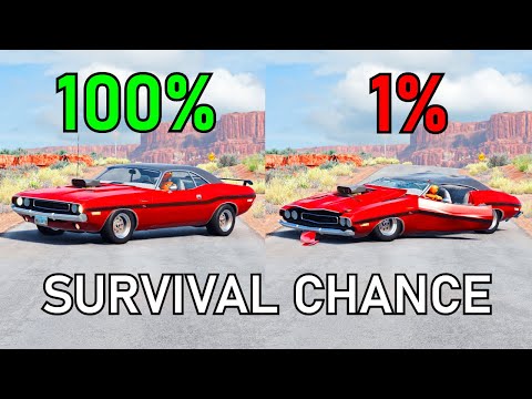 Realistic Survival Chance Crashes #58 | BeamNG.drive