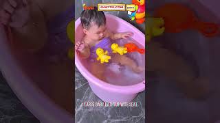 Download lagu Large Baby Bathtub with Seat: Keep Your Baby Warm & Happy This Fall #BabyBath mp3