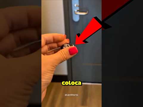 Ela Faz Isso Para se Proteger em Todos os Hotéis! 😳👀 #curiosidades #shorts