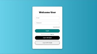 Simple Login Form using HTML and CSS | HTML CSS Tutorial