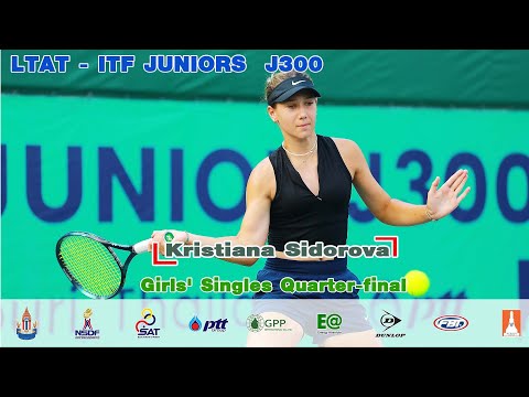 LTAT - ITF JUNIORS J300 Girls' Singles Quarter final - Kristiana Sidorova Vs Mika Buchnik