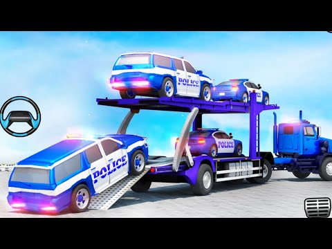 US Police Car Transport Truck - New Android Gameplay - Android iOS Gameplay 2021
